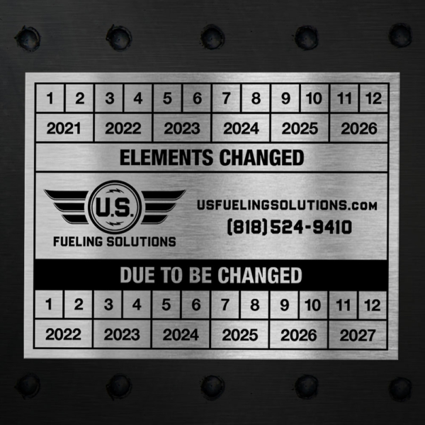 WS_FILTER – Filter Change Service Due Wing Sticker – US Fueling ...